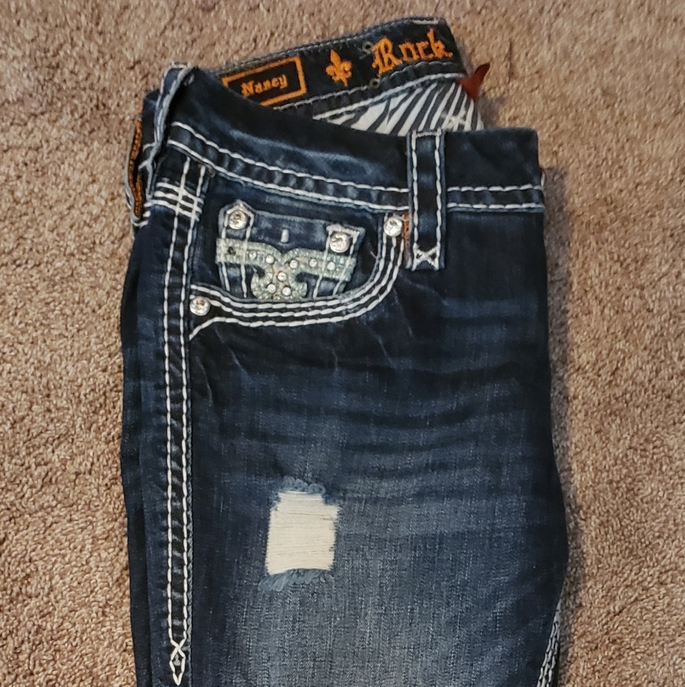 Rock Revival Crop Jeans